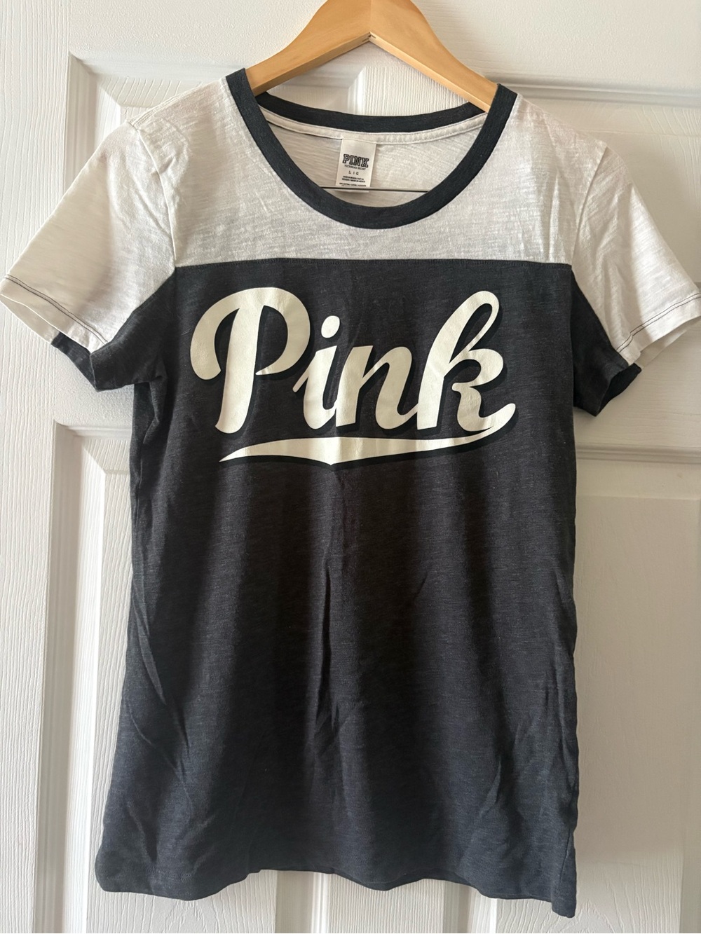 Victoria's Secret PINK Colorblock Short-Sleeve Tee
